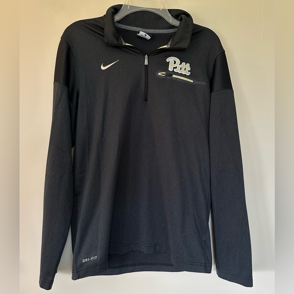 Pitt Panthers Nike 2018 Coaches Sideline Performance Quarter-Zip Jacket - Size S